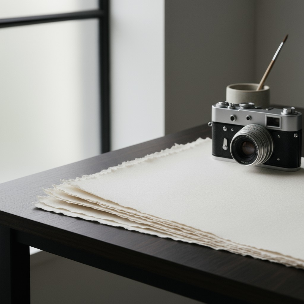 Un livre de papier blanche à feuilles épaisse.